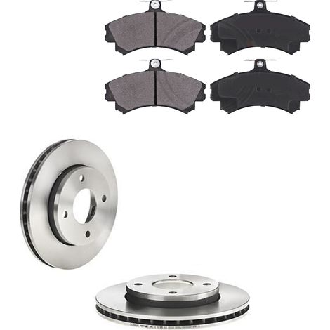 KIT FRENI ANTERIORI compatibile con SMART FORFOUR (454) - DISCHI + PASTIGLIE OEM: P 50 055 / 17650 /SOSTITUZIONE DIRETTA/BASSA POLVERE/SILENZIOSO (1/5)