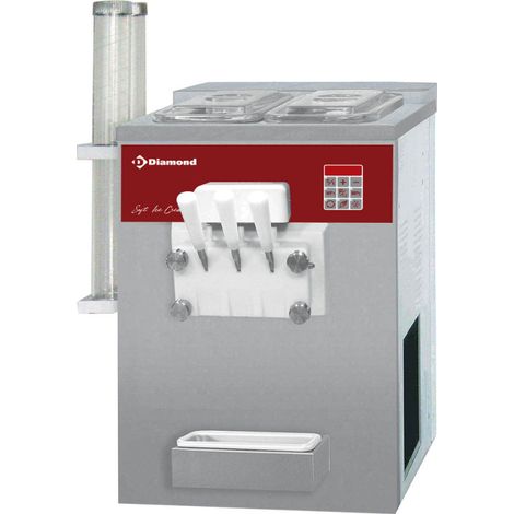 Machine à glace italienne 2 parfums/panaché- Diamond (1/2)