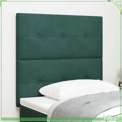Tête de lit - FAF7291712456916 - Vert - Velours - LED intégrée (1/5)