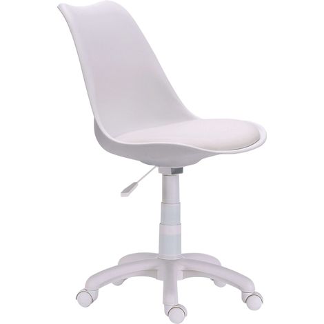 Silla de estudio Lina en color blanco Oficina Moderna (1/2)