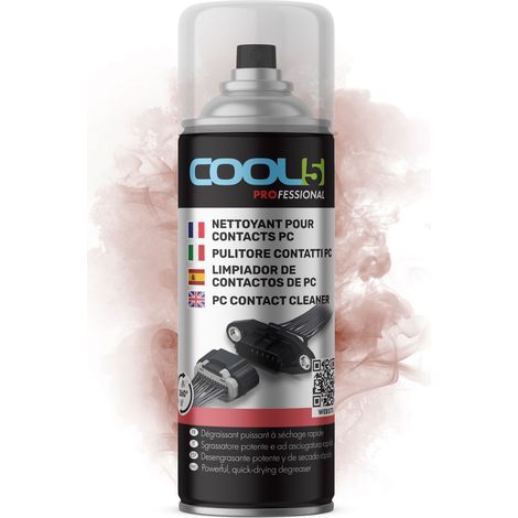COOL5 Kontaktreiniger – Sprühreiniger für Elektronik- und elektrische Kontakte, 400 ml + Universalreiniger 500 ml