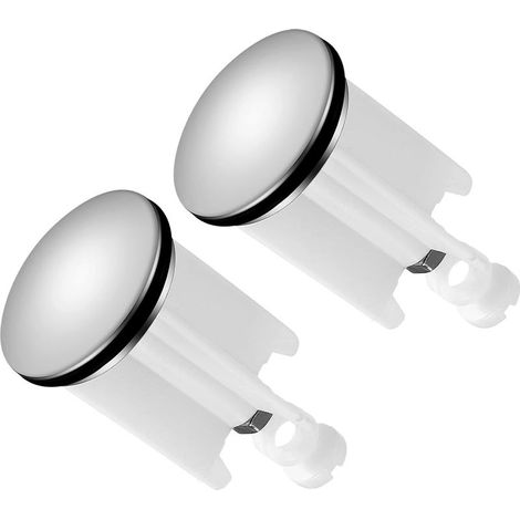 LaBlanc – Universeller Spülbeckenstöpsel, 2-teilig, verstellbarer Spülbeckenstöpsel, universeller Spülbeckenverschluss mit Haarsieb für Waschbecken, Bidet und Badezimmer (1/5)