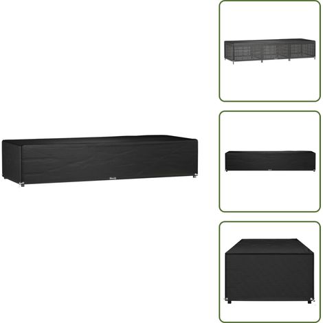 Funda para exteriores - vidaXL Funda para tumbona 12 ojales polietileno 205x75x40 cm - Funda impermeable