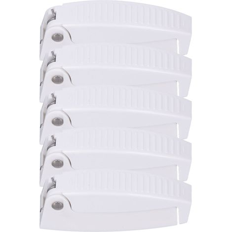Lot de 5 butées de porte coffre ABS pour camping-car remorque attrape-porte plastique résistant clips de fixation (1/5)