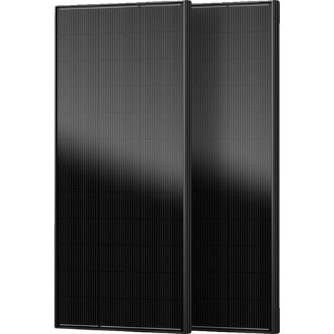 Panneau Solaire, Haute Efficacité, Construction Durable, 200W 2Pcs (1/2)