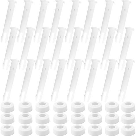 24 pcs Goupilles De Piscine,goupilles goupilles de Rechange,Joints de Piscine en Plastique,Goupilles en Plastique,Joints de Piscine,Broche pour Cadre de Piscine,goupilles de Joint de Piscine (24pcs)-R (1/4)