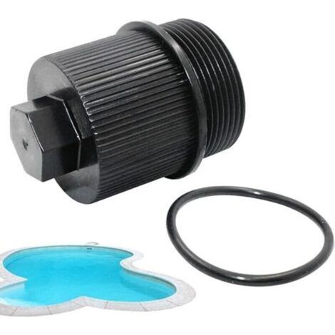 Swimming Pool Sealing Cap, Swimming Pool Filter Parts, Replacement Piping with Gasket for Skimmer Accessories and Cartridge Filter (1/5)