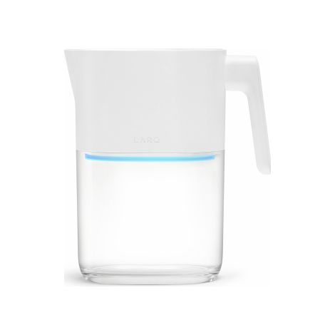 Larq Pitcher PureVis - caraffa filtrante intelligente e autopulente da 1,9 L (bianco puro) (1/4)