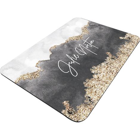 Tapis de sol absorbants pour salle de bain, boue de diatomées, tapis de bain, tapis de bain antidérapants à séchage rapide pour la maison (1/5)