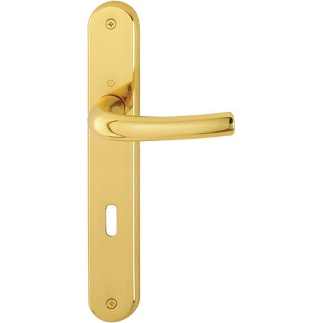 Hoppe Langschildgarnitur Tôkyô M1710RH/265 MS F71 OB 72mm DIN L/R (1/4)