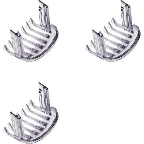Set mit 3 Aufsteckkämmen von 3 bis 15 mm, kompatibel mit den Philips Haarschneidemaschinen HC5610, HC5630, HC5632, HC5690, HC5691 und HC7650. (1/5)