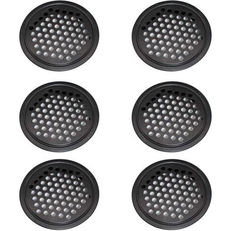 [JAMAIS UTILISÉ] 6 Pièces Grille de Ventilation en Acier Inoxydable,Grille aération, Grille de Ventilation L'armoire- 60 mm Grille Ventilation Ronde Peut être Utilisé Dans Cuisine Meubles bouche aérat (1/4)