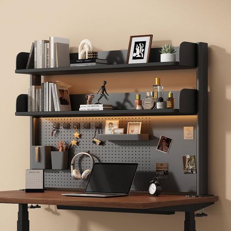 Petite étagère à livres à clipser pour le dortoir, la maison, le bureau, l'ordinateur, les accessoires de bureau, organisateur de rangement réglable (1/5)