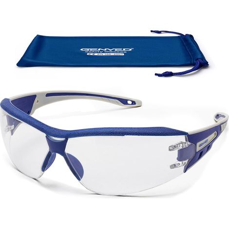 1 Paire Lunettes De Protection Travail, Légères 24g, Anti-rayures, Anti-buée, UV400, Pour Jardinage Bricolage (1/5)