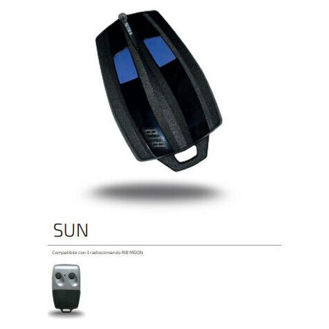 Telecomando Radiocomando Trasmettitore Bicanale Rib Sun 2ch 433 Mhz Originale