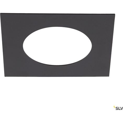 Bague de réduction pour encastré downlight NUMINOS® intérieur carrée noir - SLV - 1006141 (1/2)