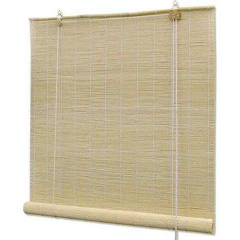 Store enrouleur en bambou naturel, 80 x 160 cm (1/5)