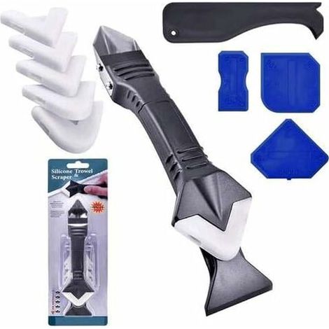 Kaicurhu Grout Smoothers Tools Sealing Tools Caulking Kit, Silicone Degreaser Sealing Tool with Caulking Remover/Aulking Nozzle Set, for Bathroom Kitchen (1/5)