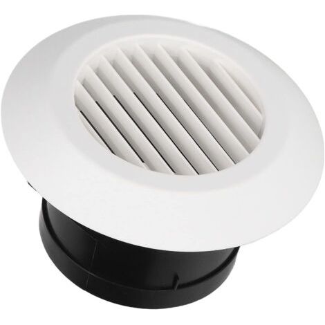 BUNTHAUS 75-mm-Belüftungsöffnung mit Schutzgitter – ABS (ø75 mm) (1/4)