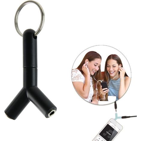 ADATTATORE AUDIO DOPPIO JACK