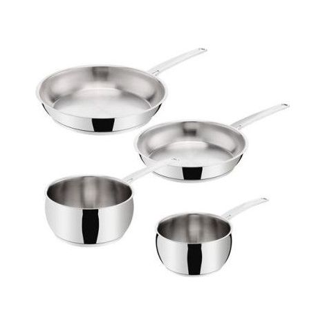 Set de casseroles - La Prima - Inox - Revêtement intérieur inox - 4 pièces (1/5)