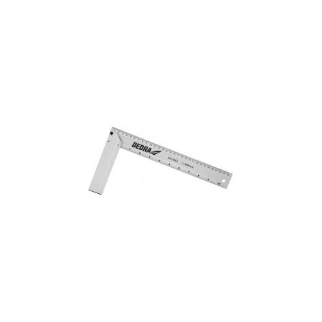righello angolare dedra ml2063 alluminio leggero resistente 350x180mm