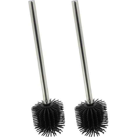Cepillo de baño de silicona negro