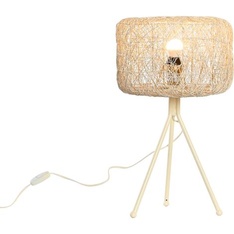 Lampe de salon design en métal blanc élégance moderne - Blanc immaculé (1/5)