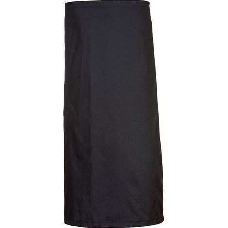 Schürze für Köche mit Tasche, Schwarz