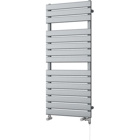 Typhoon - Silver Dual Fuel Towel Rail H1156mm x W500mm Standard (1/3)