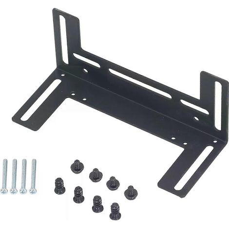 Computer-Radiatorlüfterhalterung aus verdicktem Edelstahl, geräuscharm, Gehäuselüfterhalterung für 8 cm, 9 cm und 12 cm Lüfter (1/4)