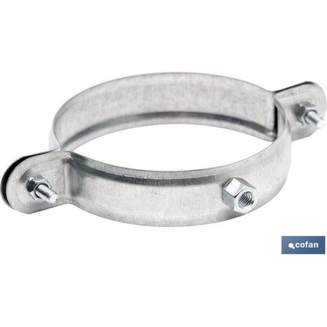 Collier de serrage métallique M-8 pour tuyaux de 50 à 250 mm de diamètre, vendu à l'unité