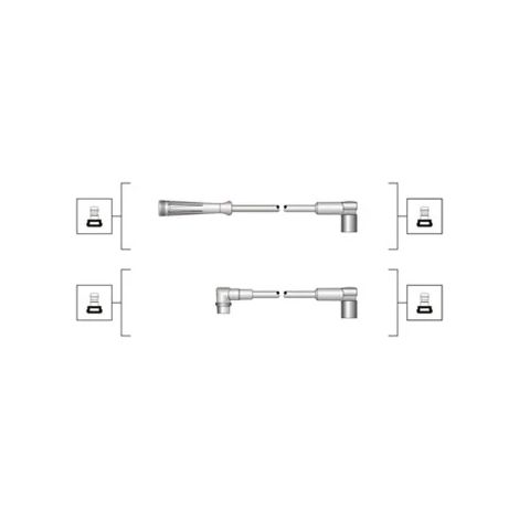 Kit de câbles d'allumage Magneti Marelli 941319170024 RENAULT
