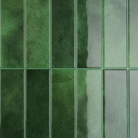 Adhesive Marbre Vert Carrelage Adhesif Mural Cuisine Dalle PVC Adhesive Murale Stickers Carrelage Vert Foncé Imperméable Carreaux Métro Adhesif Salle de Bain 4 Pièces 30.5 x 30.5cm (1/5)
