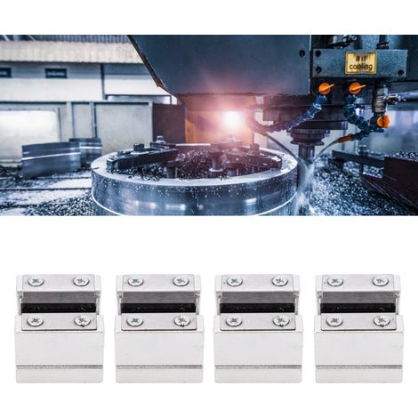 SBR10UU Curseur linéaire en aluminium à ouverture par boîte, type boîte, support en aluminium, rail de guidage, position aléatoire du trou de support du roulement (1/5)