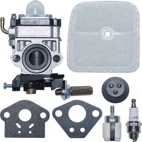 Kit filtre à carburateur air/carburant compatible avec Echo SRM2601 SRM2610 PE2601 SRM2400 Taille-haie Walbro WYJ-192 Carb (1/5)