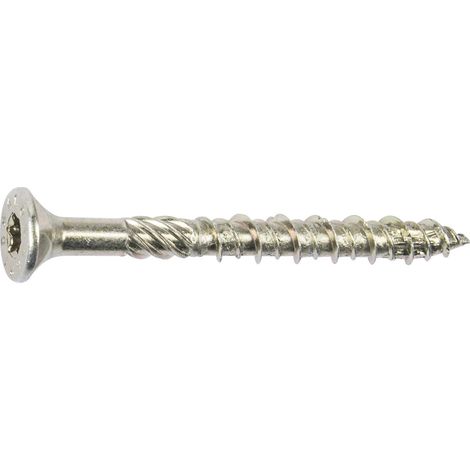 Schmidd Schrauben Holzbauschrauben 8.0 x 80 mm TX 40 Senkkopf - 50 Stück Spanplattenschrauben & Holzbauschrauben