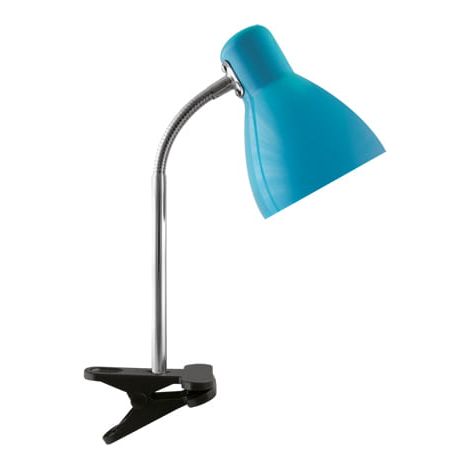 Lámpara de lectura con pinza 15W azul kati E27 pinza Ideus 02863