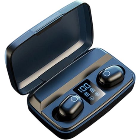Talkie-walkie numérique double oreille pour le commerce électronique en mode privé avec fonction d'alimentation mobile et écouteurs Bluetooth 5.0 (1/5)