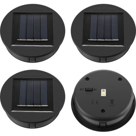 Set of 4 replacement solar lights - Solar panel - Lid lantern - Replacement solar lights (1/5)