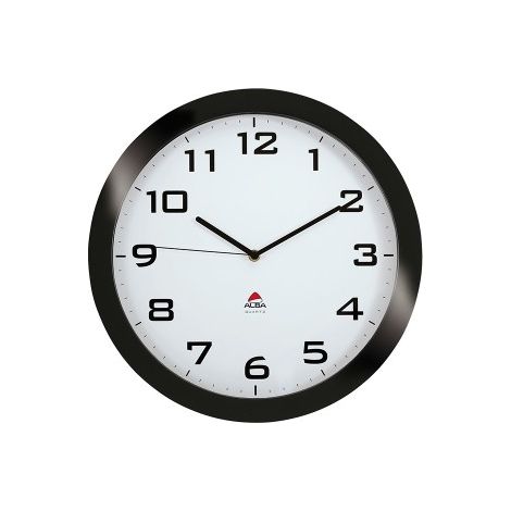 ALBA HORISSIMO N GRANDE HORLOGE SILENCIEUSE NOIR 38 X 5,5 X 38 CM (1/4)