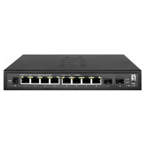 LevelOne GES-2110 switch Gestionado L2 Gigabit Ethernet (10/100/1000) Negro