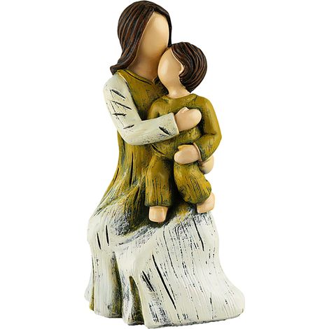 Statuette décorative Famille Mère Enfant Sculpture créative design moderne pour salon ou chambre décoration intérieure élégante (1/5)