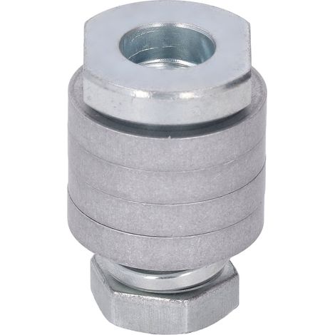 Adaptateur meuleuse angulaire en machine à rainurer tête de conversion rapide M14 accessoire outil raineur largeur réglable coffret aluminium (1/5)