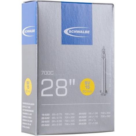 Chambre À Air - 28 Pouces - 622-630 - Valve Presta 60 mm - Pour Vélo Route - 1 Pièce (1/2)