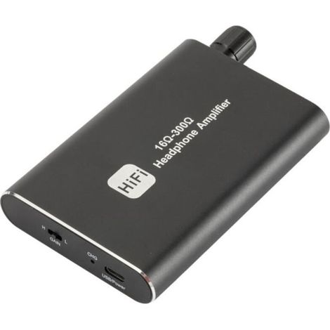 Amplificateur de casque 3,5 mm, amplificateur de casque HiFi portable pour ordinateurs MP3 MP4 fenteer (1/4)