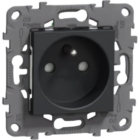 Schneider Electric – Lot de 5 prises 2P+T 16A à composer – Installation encastrée – PVC robuste – Compatibilité Unica – Pour résidentiel et tertiaire