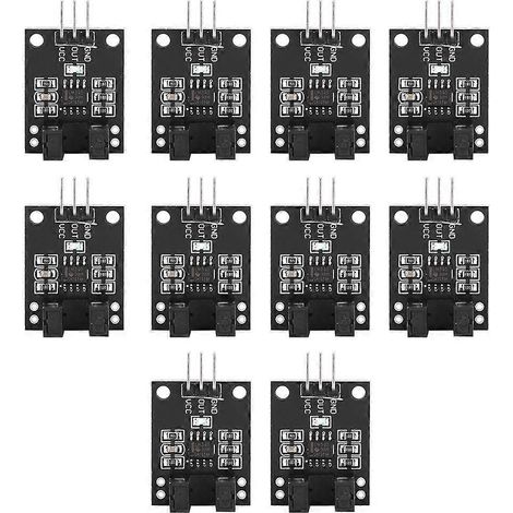 10 Stück Infrarot-Fotoelektrische Sensormodule zur Motordrehzahlerkennung (Elektronische Bauteile)