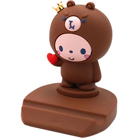 Support Téléphone Portable - Statue Animal 3D En Pvc - Pour Bureau Et Maison - Compatible 4 À 7.9 Pouces (1/5)