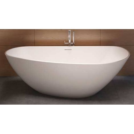 RIHO Granada freistehende Badewanne, SOLIDSurface, 170x80x60cm, (1/5)